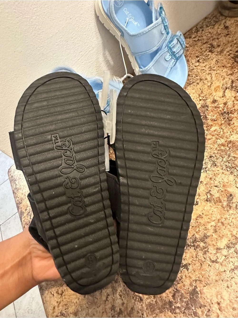 Cat & Jack Baby Blue Buckle Sandals